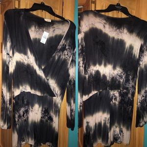 Dark Tie Dye Romper